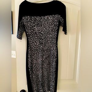 Black/white Chaps dress